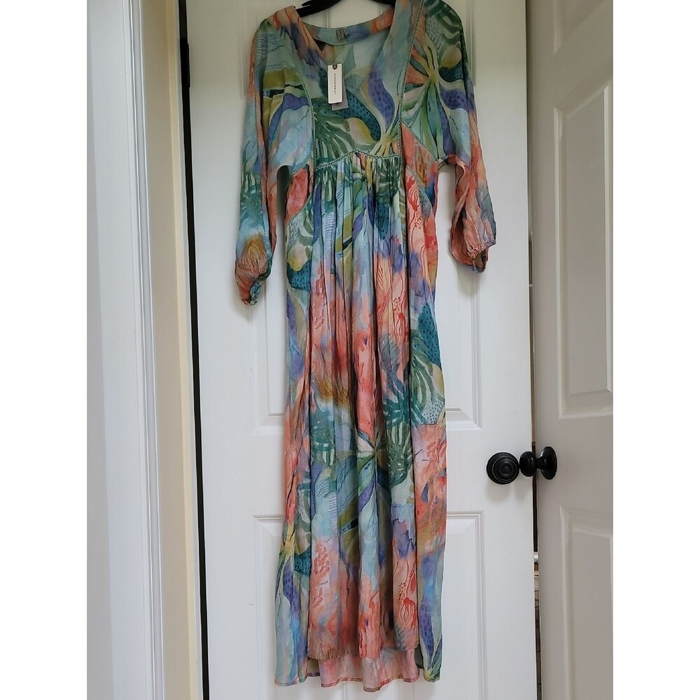 Anthropologie Bl-nk Bl^Nk London Victory Cover-Up Maxi Dress - Picture 3 of 9